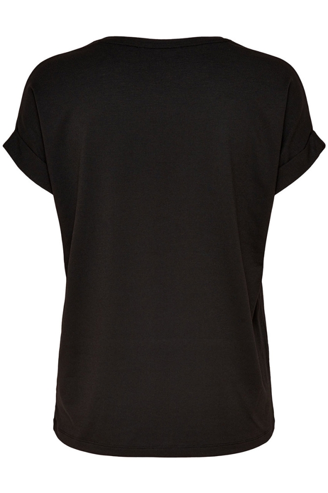 onlMOSTER S/S O-NECK TOP NOOS JRS 15106662 Black Solid